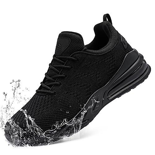LARNMERN Men Non Slip Work Sneakers Water Resistant Food Service Zapatos Trabajo...