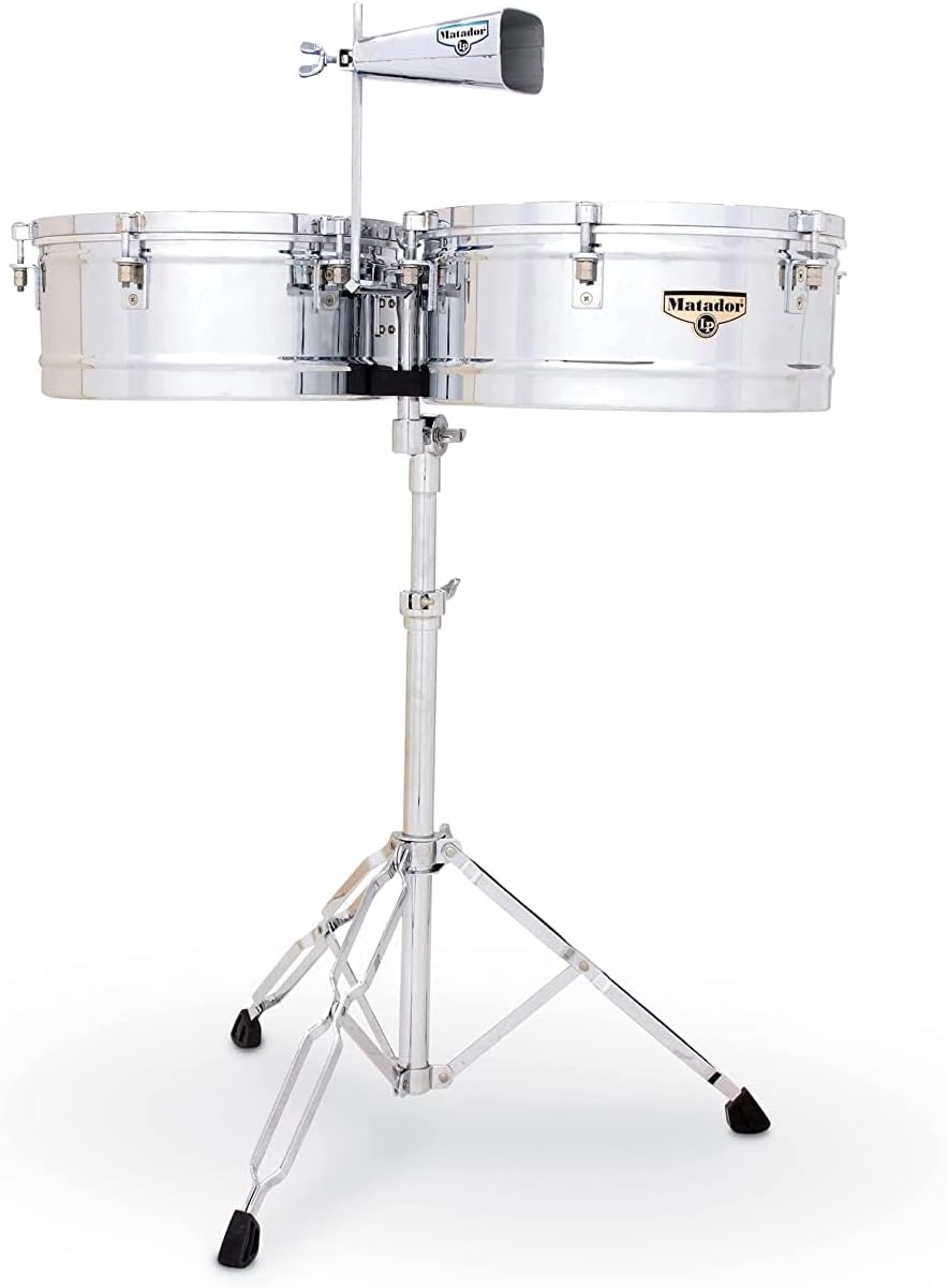 Latin Percussion LP Matador 14" & 15" Timbales - Chrome