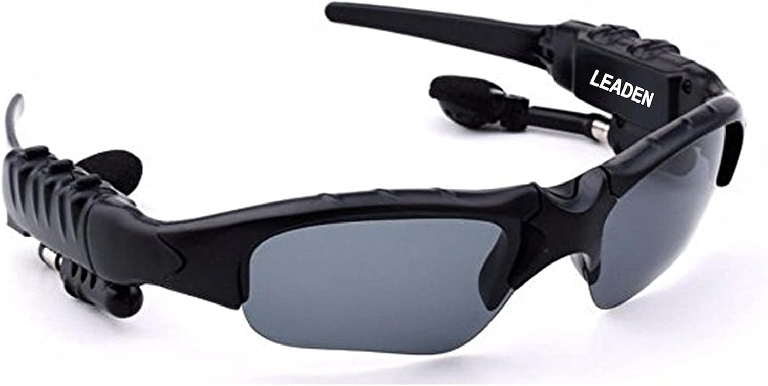 LEADEN Wireless Bluetooth MP3 Polarized Lenses Music Sunglasses V4.1 Stereo Handfree...
