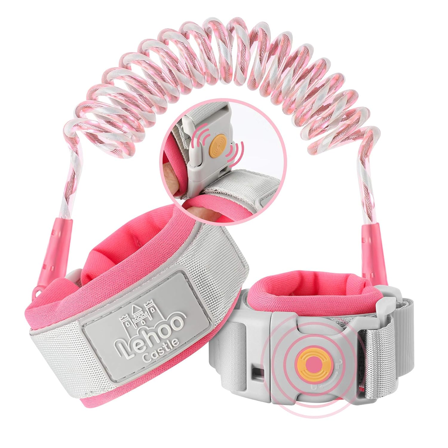 Lehoo Castle Upgraded Anti Lost Wrist Link, Kid Harness with Induction Lock, Safety Wrist...
