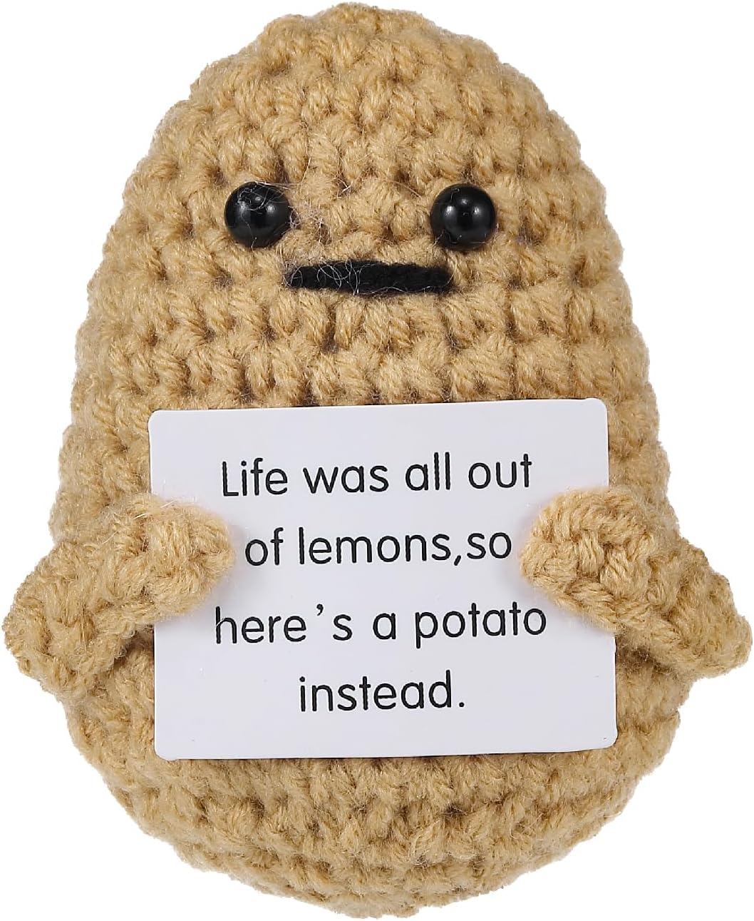 Letken Funny Positive Potato Home Decorations Crochet Gifts Encouragement Birthday Gifts...