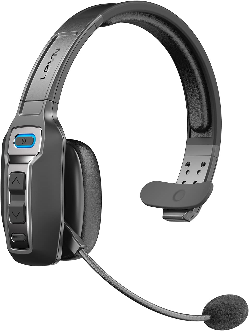 LEVN Bluetooth Headset with Microphone, Trucker Bluetooth Headset with AI Noise Cancelling &...