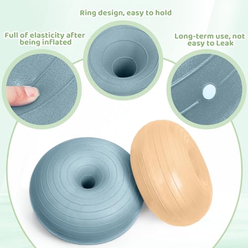 Lewtemi 4 Pcs Flexible Seating for Classroom Elementary 20 Inch Yoga Ball Chair Inflatable... image