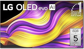 LG 77-Inch Class OLED evo AI Super Upscaling 4K G5 Series Smart TV w/Dolby Atmos, Vision...
