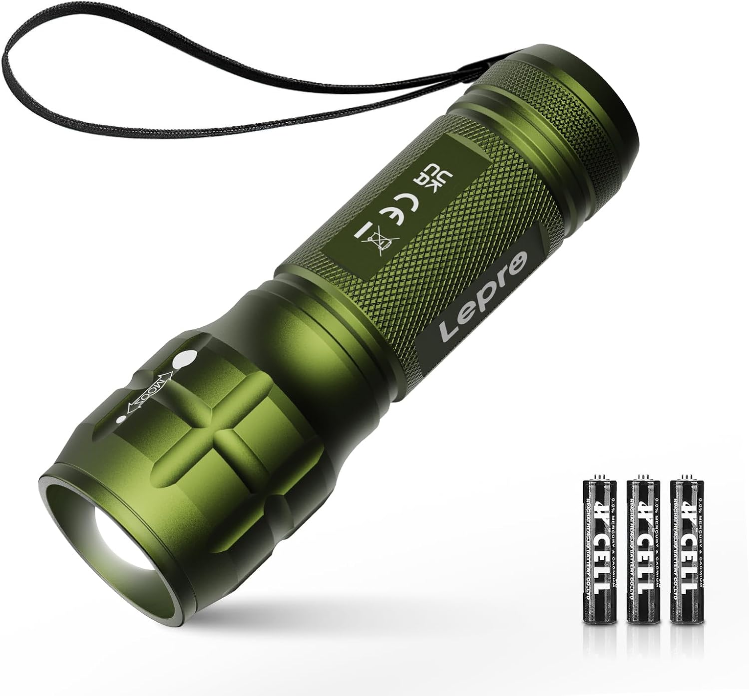 Lighting EVER LED Flashlights High Lumens, Small Flashlight, Waterproof, Adjustable Focus...