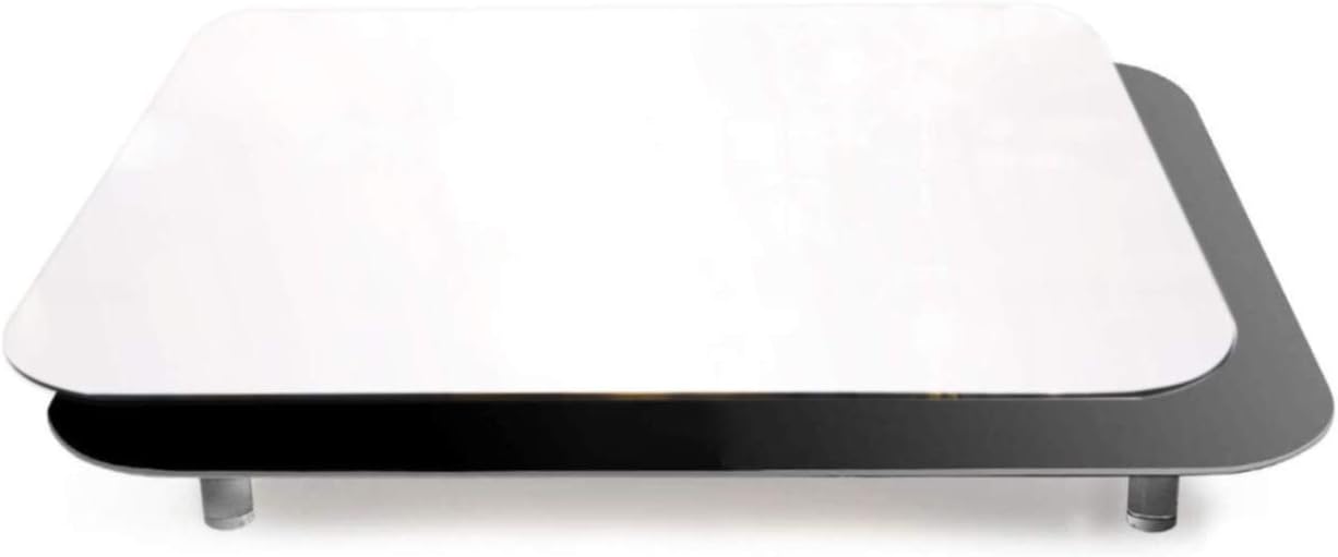 LimoStudio Table Top AGG835, 12 x 12 inch / 30 x 30cm, Black & White Acrylic Reflective...