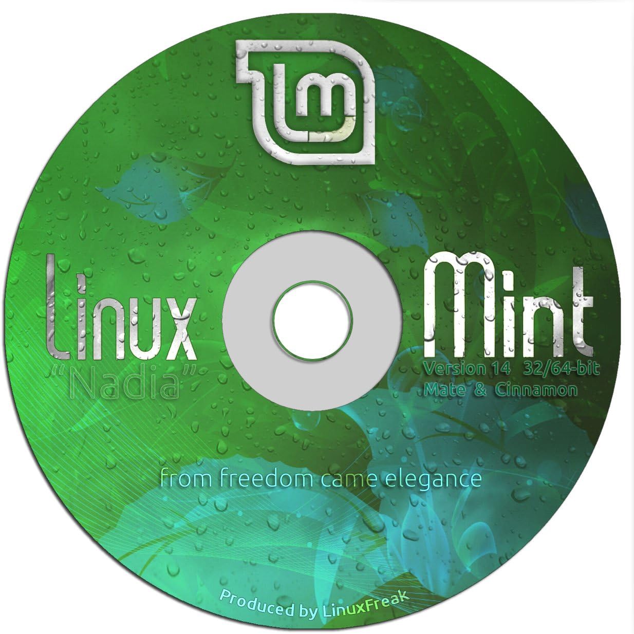 Linux Mint 14 Special Edition DVD - Includes both 32-bit and 64-bit, and both MATE and Cinnamon!