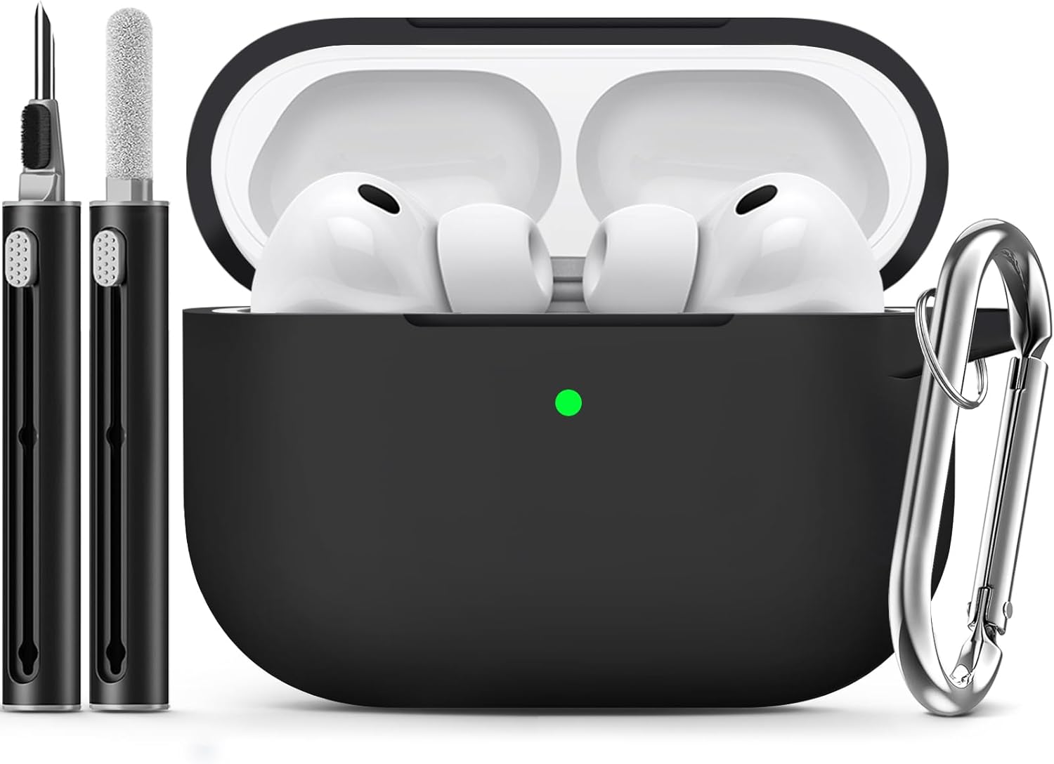 Ljusmicker for AirPods Pro 3 Case 2025 with Cleaner Kit,Soft Silicone Protective Cover for...