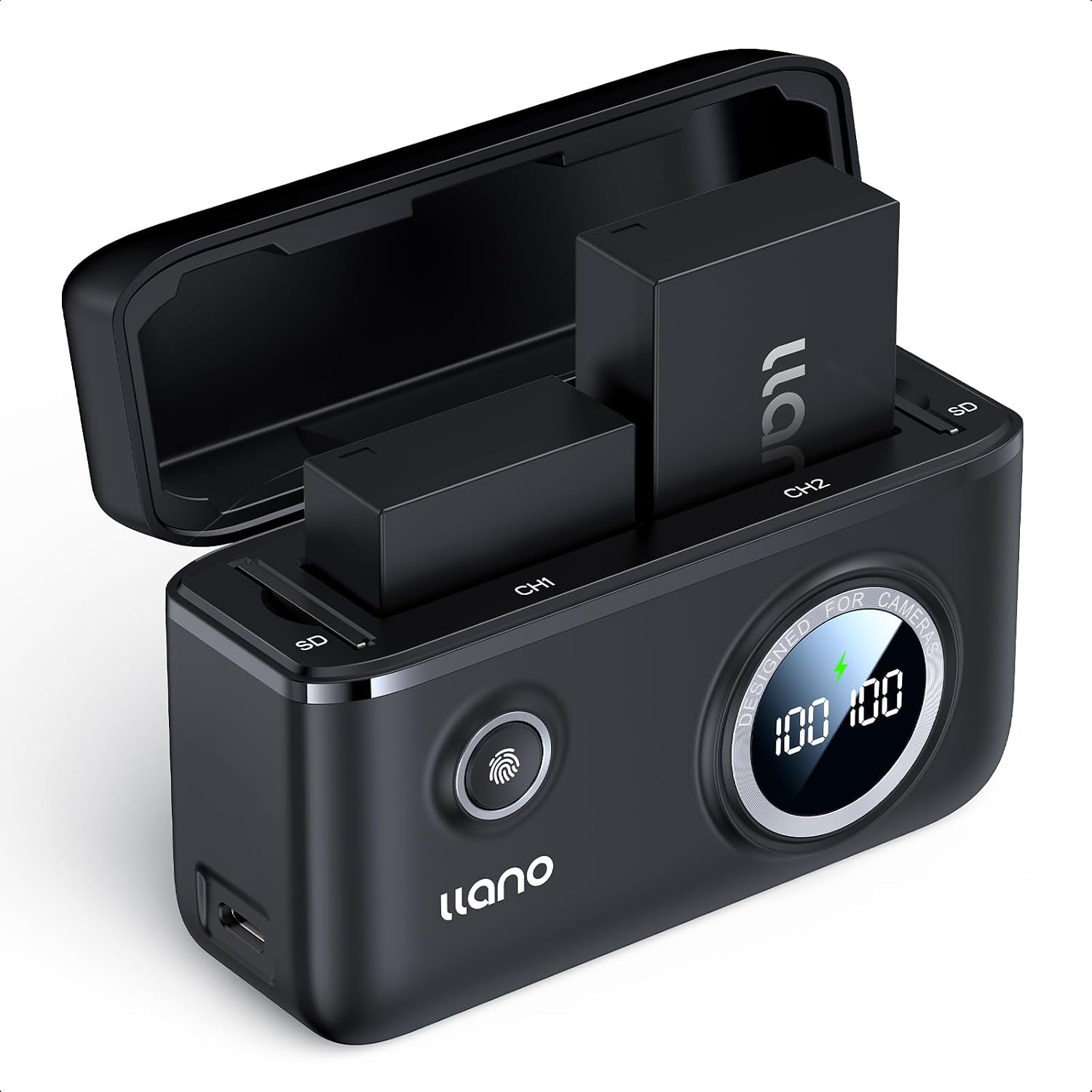 llano 2-Pack NP-W126S Batteries and 18W Fast Dual USB Charger for Fujifilm X100VI, X100V...