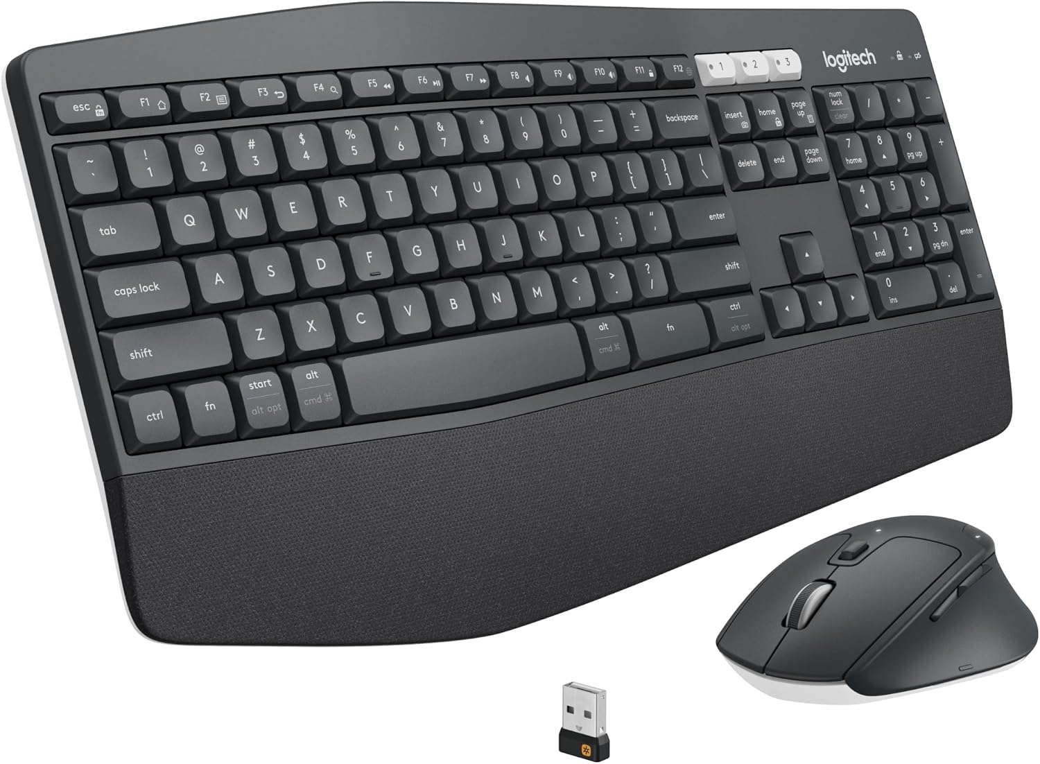 Logitech MK850 Performance Wireless Keyboard and Mouse Combo + McAfee Total Protection 2024...