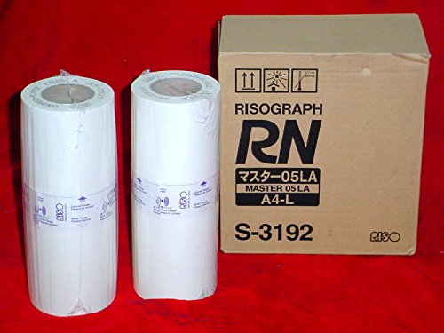 Lot Two 2 Risograph Master Rolls Duplicate Duplicator Genuine S-3192 S3192