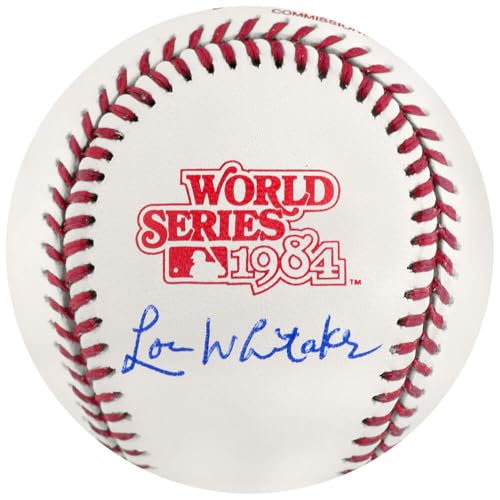 Lou Whitaker Signed Rawlings 1984 World Series (Detroit Tigers) Baseball - Autographed Baseballs image