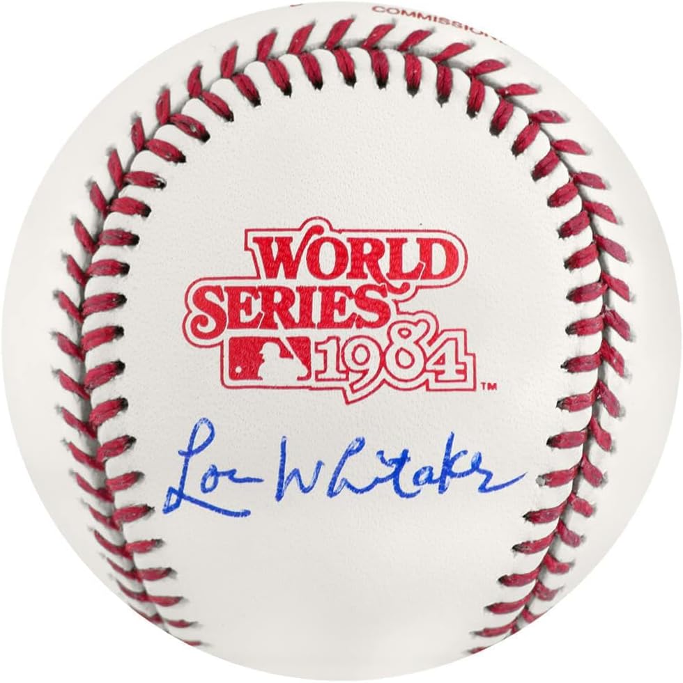 Lou Whitaker Signed Rawlings 1984 World Series (Detroit Tigers) Baseball - Autographed Baseballs