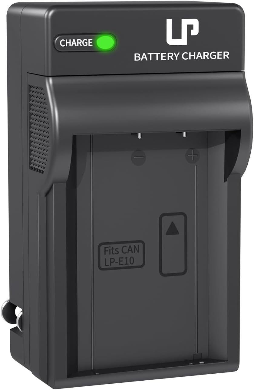 LP LP-E10 Battery Charger, Charger Compatible with Canon EOS Rebel T7, T6, T5, T3, T100...