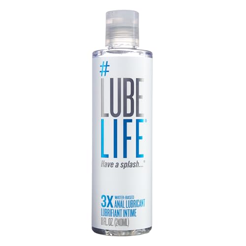 LUBELIFE 3X Anal Lube – Extra Thick Water Based Lube for Men, Women & Couples –...