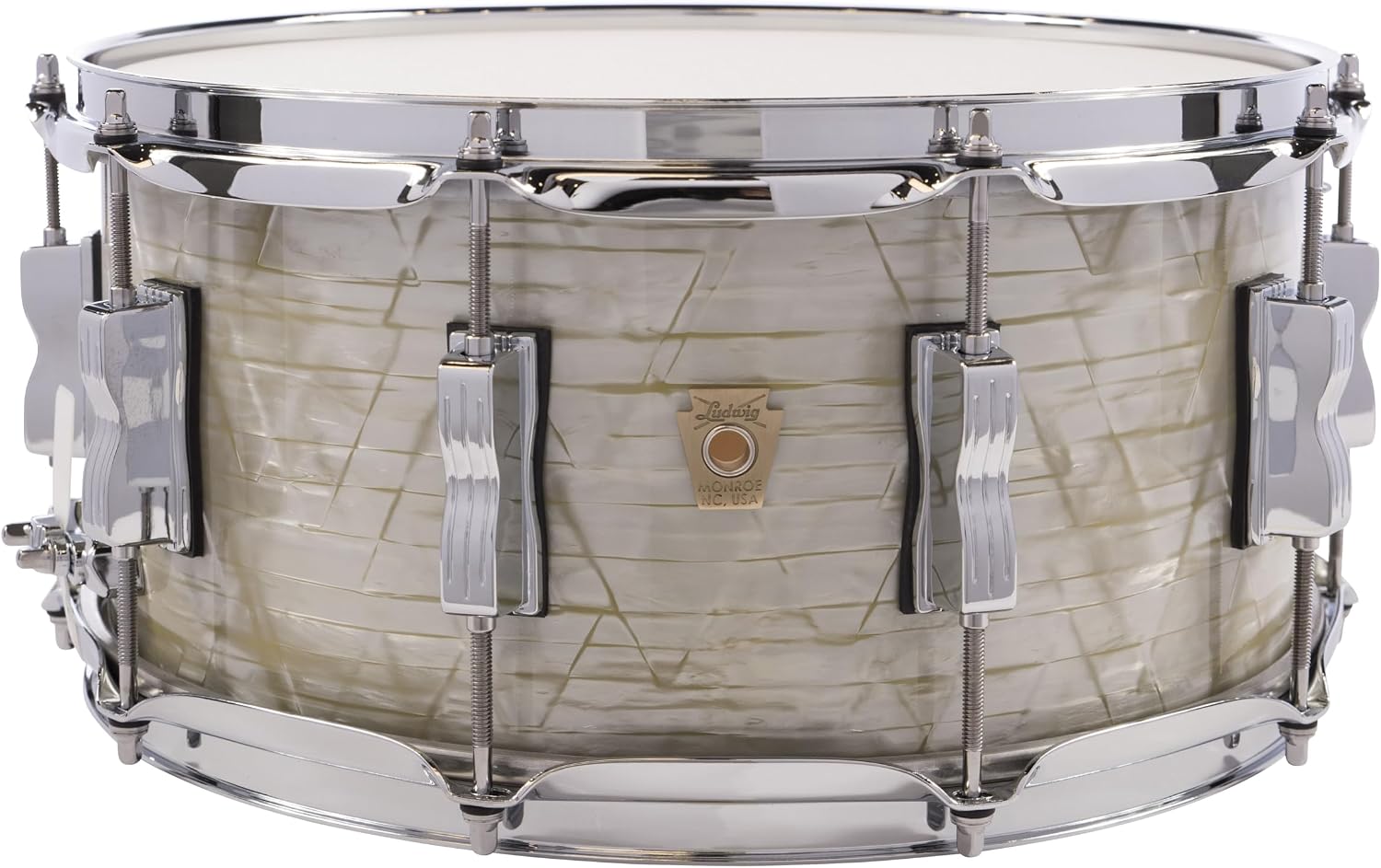 Ludwig Classic Maple Snare Drum 6.5 x14" Olive Pearl Wrap (LS403XX87)
