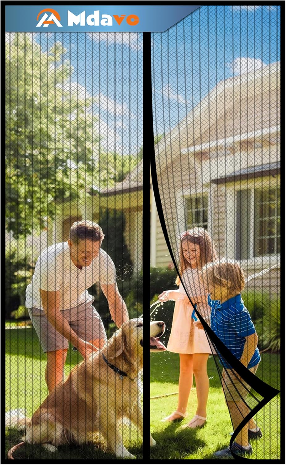 Magnetic Screen Door, Keep Bugs Out, Pet & Kid Friendly,Works with Front Doors, Sliding...