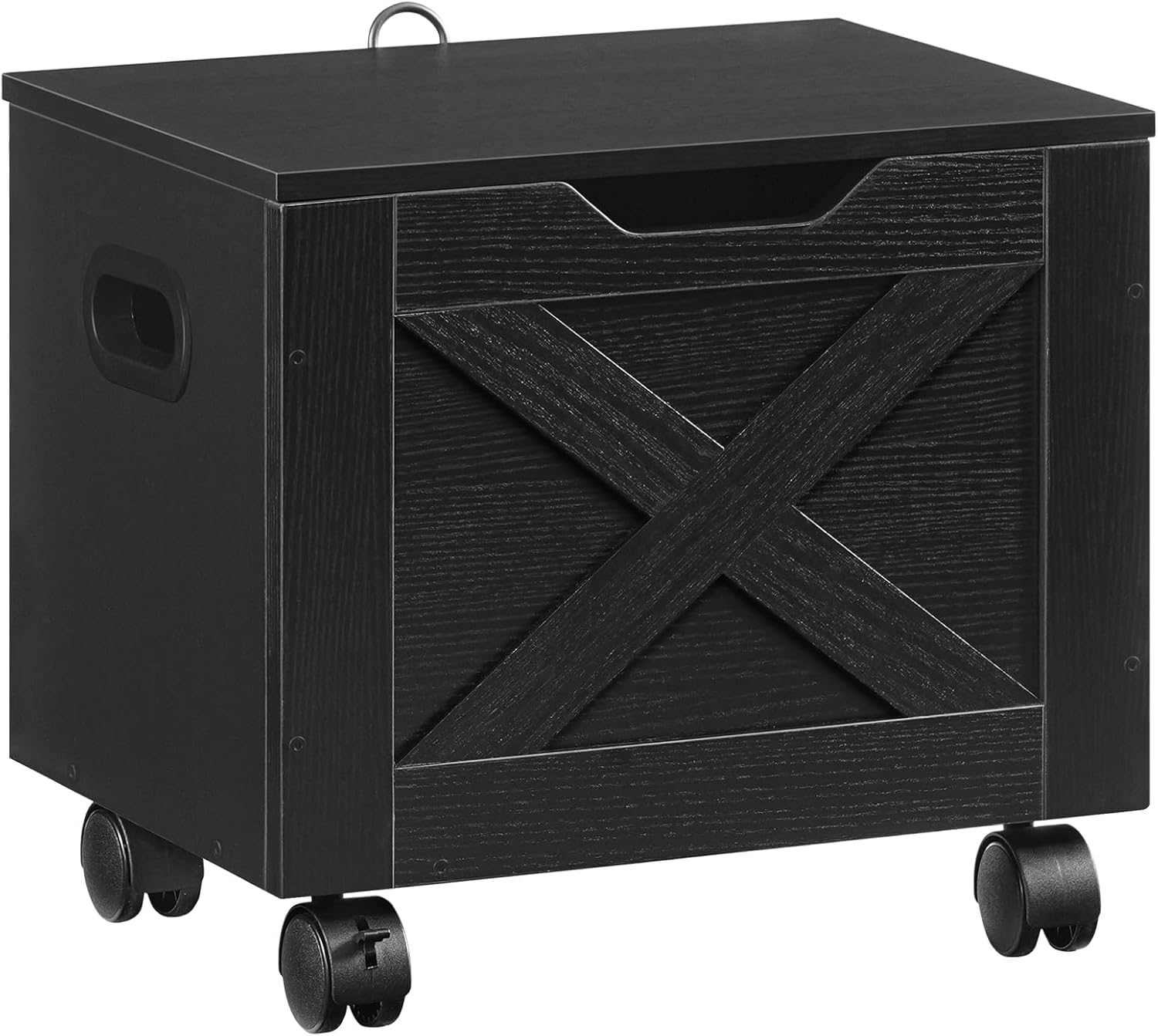 MAHANCRIS Rolling Filing Cabinet, Small File Cabinet Under Desk with Single Drawer, Hanging...