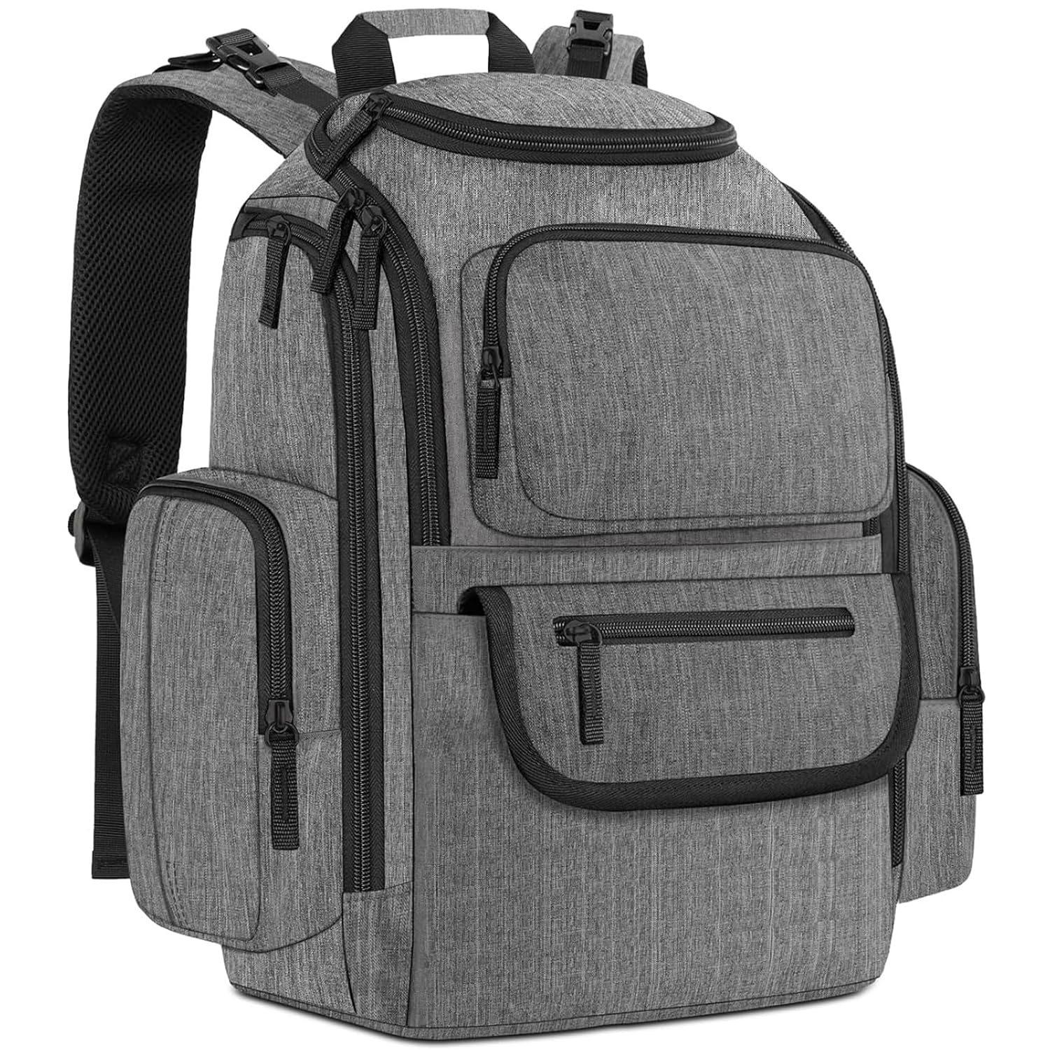 Mancro Diaper Bag Backpack, Baby Diaper Bag with 2 Side Insulated Pockets, Travel Diaper...