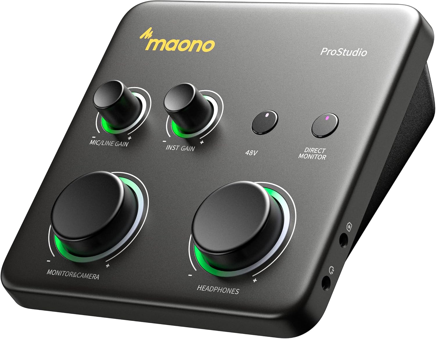 MAONO P1 Hybrid USB Audio Interface 70dB Gain for PC Phone iPad Guitar | Auto-Gain...