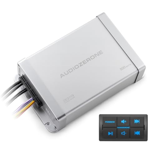 Marine Bluetooth Amplifier car Audio System Waterproof Multi-Function Remote Class D Amp ATV...