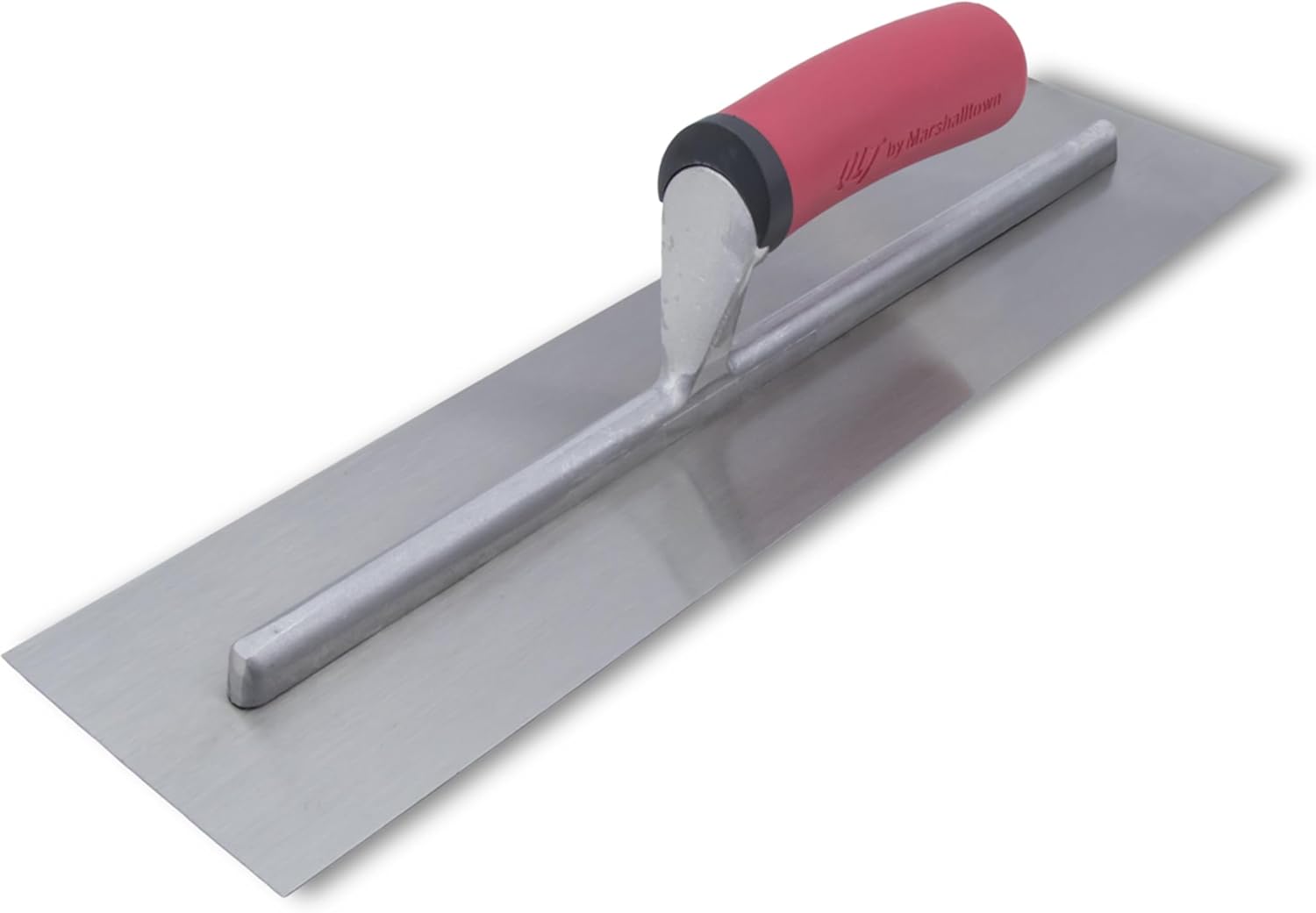 MARSHALLTOWN QLT Concrete Finishing Trowel, 16 x 4 Inch Carbon Steel Blade, Soft Grip...