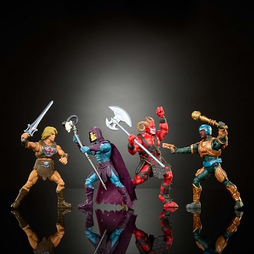 ​Masters of the Universe Action Figure Toy 4 Pack, 5.5 Inch 2026 Movie Accurate with 1... image