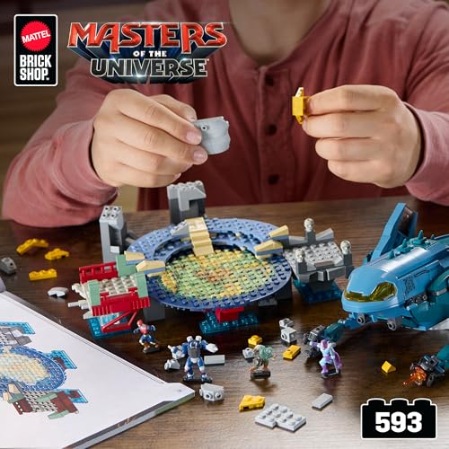 Mattel Brick Shop Masters of the Universe Building Set, Attack of the Collector with 594... image