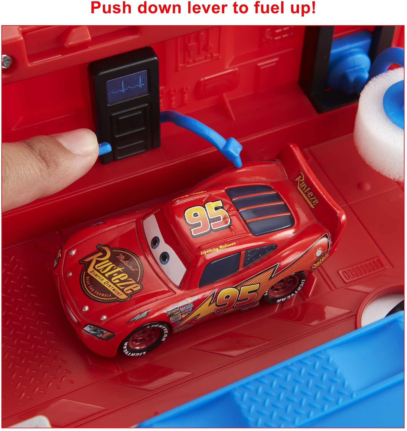 Mattel Disney and Pixar Cars Transforming Mack Playset, 2-in-1 Toy Truck & Tune-Up Station... image