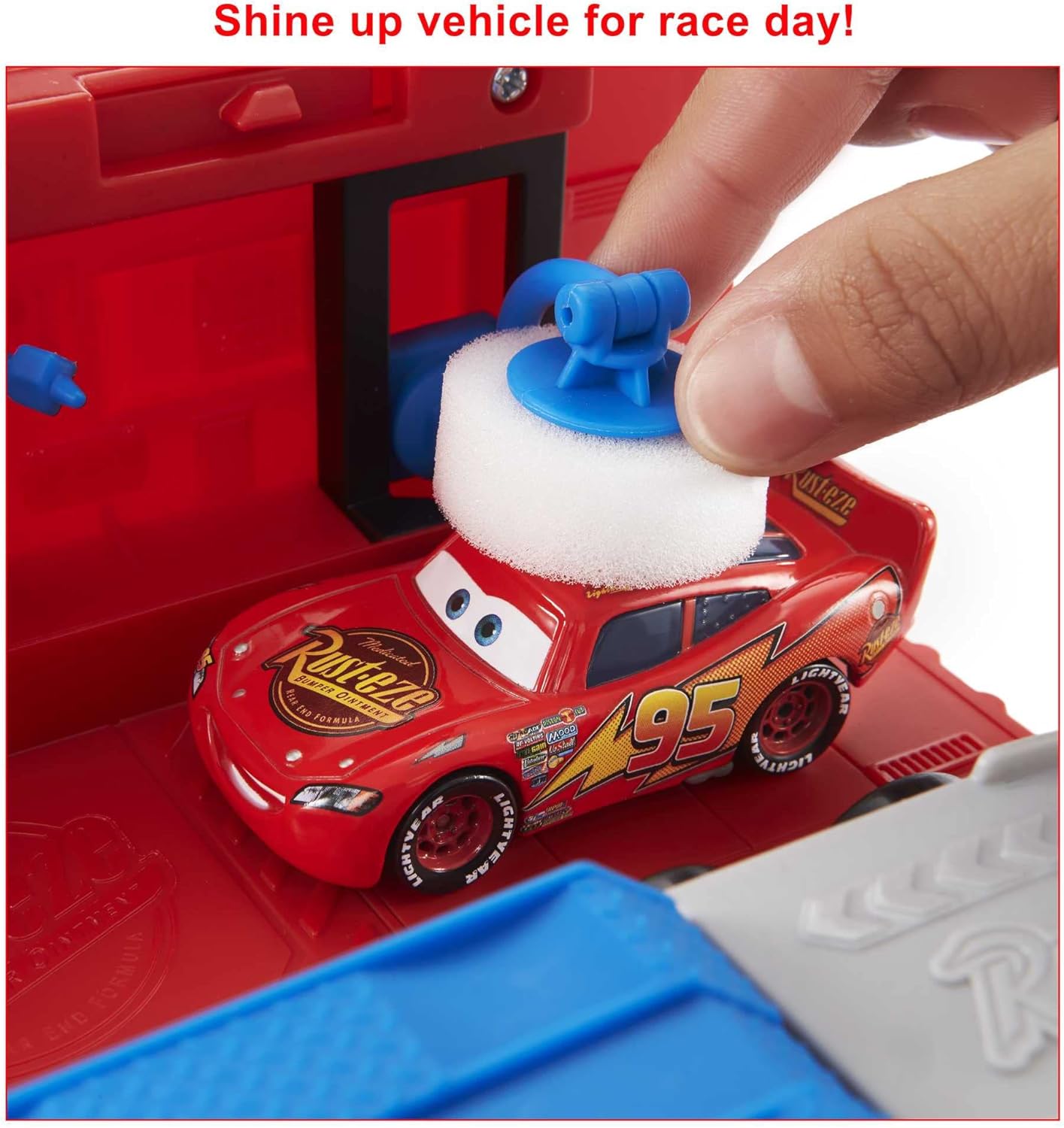 Mattel Disney and Pixar Cars Transforming Mack Playset, 2-in-1 Toy Truck & Tune-Up Station... image