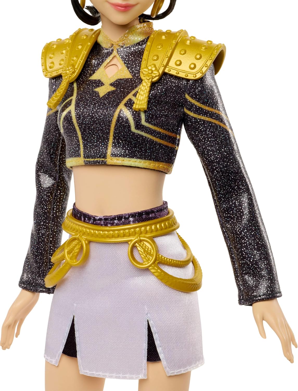 Mattel Kpop Demon Hunters HUNTR/X Zoey “Golden” Singing Doll in Removable Signature... image