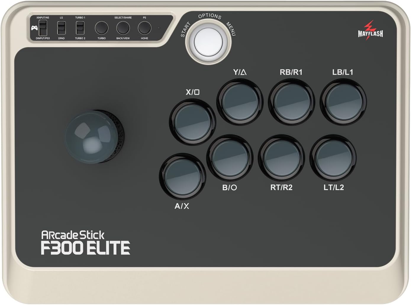 MAYFLASH Arcade Stick F300 Elite with Sanwa Buttons and Sanwa Joysticks for Switch/Switch 2...