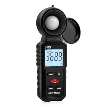 Mcbazel Digital Illuminance Light Meter, Photometer Light Intensity Sense Tester with LCD...