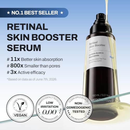 MEDITHERAPY Retinal Skin Booster Serum 5.07 fl oz | Retinaldehyde, Niacinamide, Cica |... image