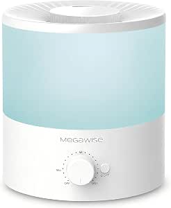 MegaWise Ultrasonic Cool Mist Humidifier SK7620 - 1.5L Capacity, Whisper-Quiet Operation... image