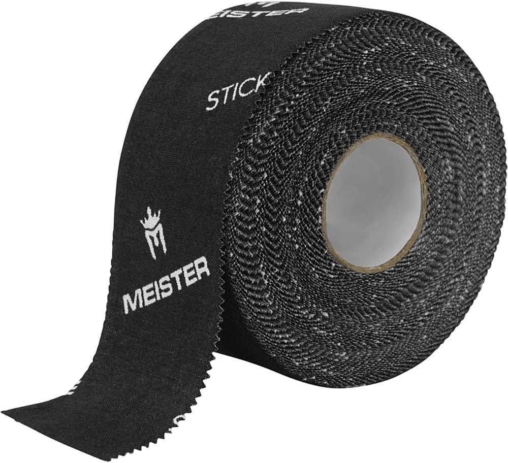 Meister StickElite Professional Porous Athletic Tape - 15yd x 1.5" - Black - 2 Rolls