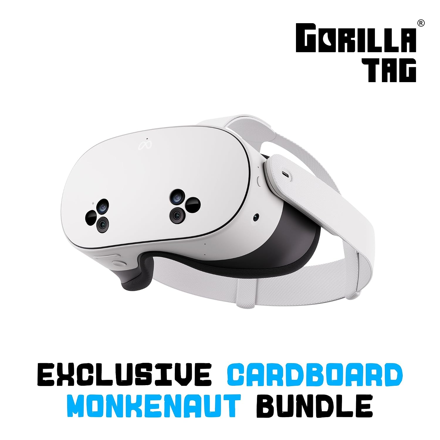 Meta Quest 3S 128GB | VR Without Wires — Gorilla Tag Cardboard Monkenaut Bundle — Amazon...