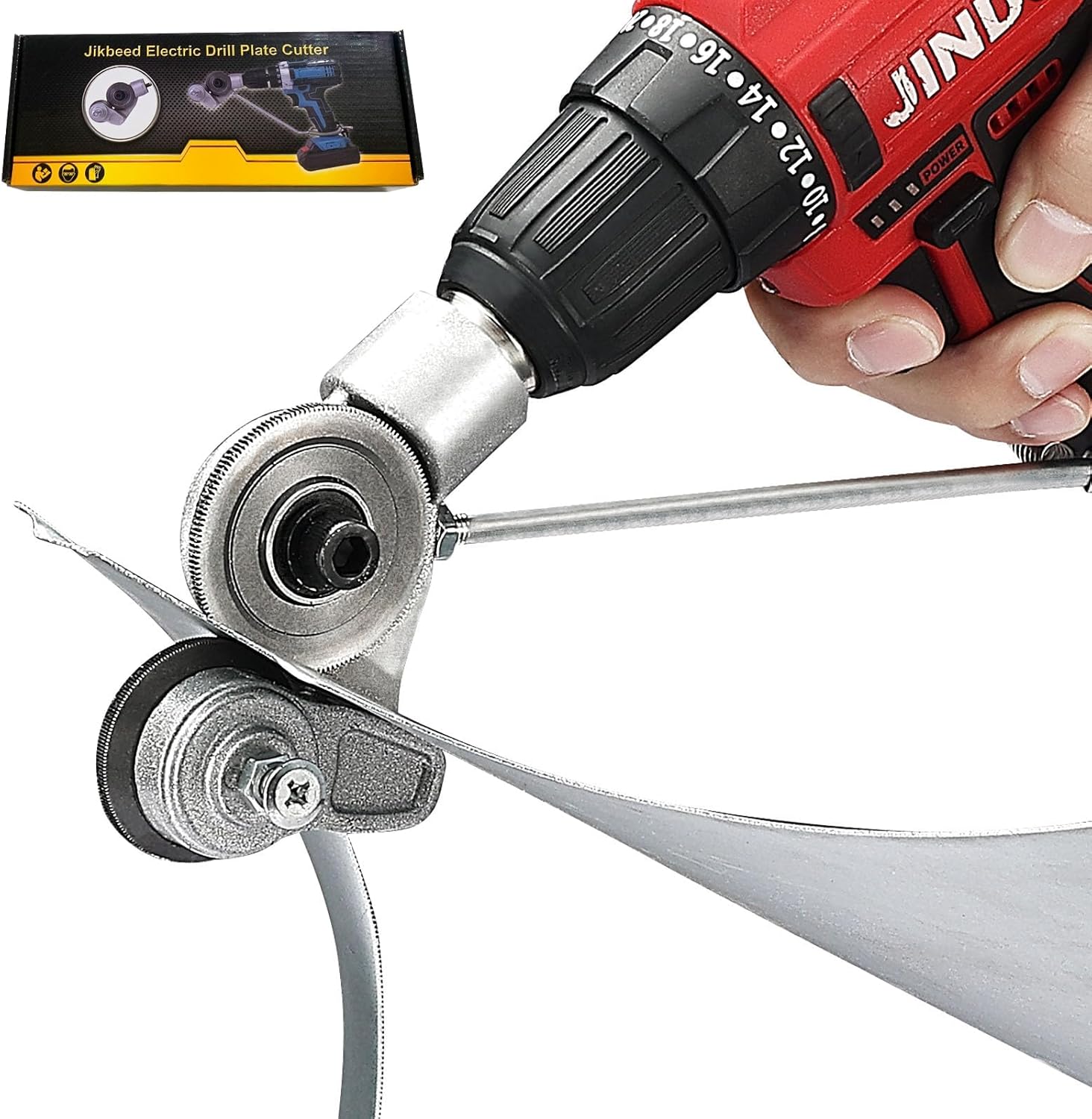 Metal Nibbler Drill Attachment - Electric Drill Shears Attachment Cutter Nibbler, Sheet...
