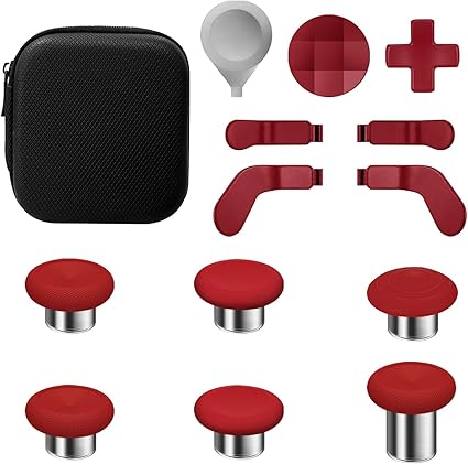 Metal Thumbsticks for Xbox One Elite Series 2 Controller, 13 in 1 Xbox Controller Elite...