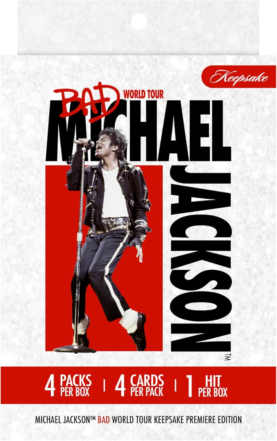 Michael Jackson Bad World Tour Keepsake Premiere Mini Box: 4 Packs, Authentic Tour-Worn...