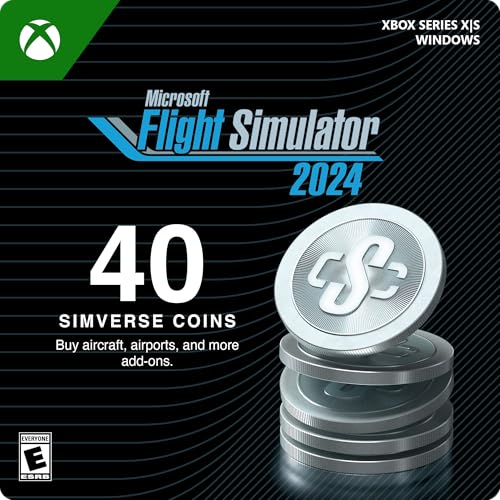 Microsoft Flight Simulator 2024 | 40 Simverse Coins | Xbox Series X|S & Windows Digital