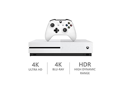 Microsoft - Xbox One S 500GB Console - White - ZQ9-00028 (Renewed) image