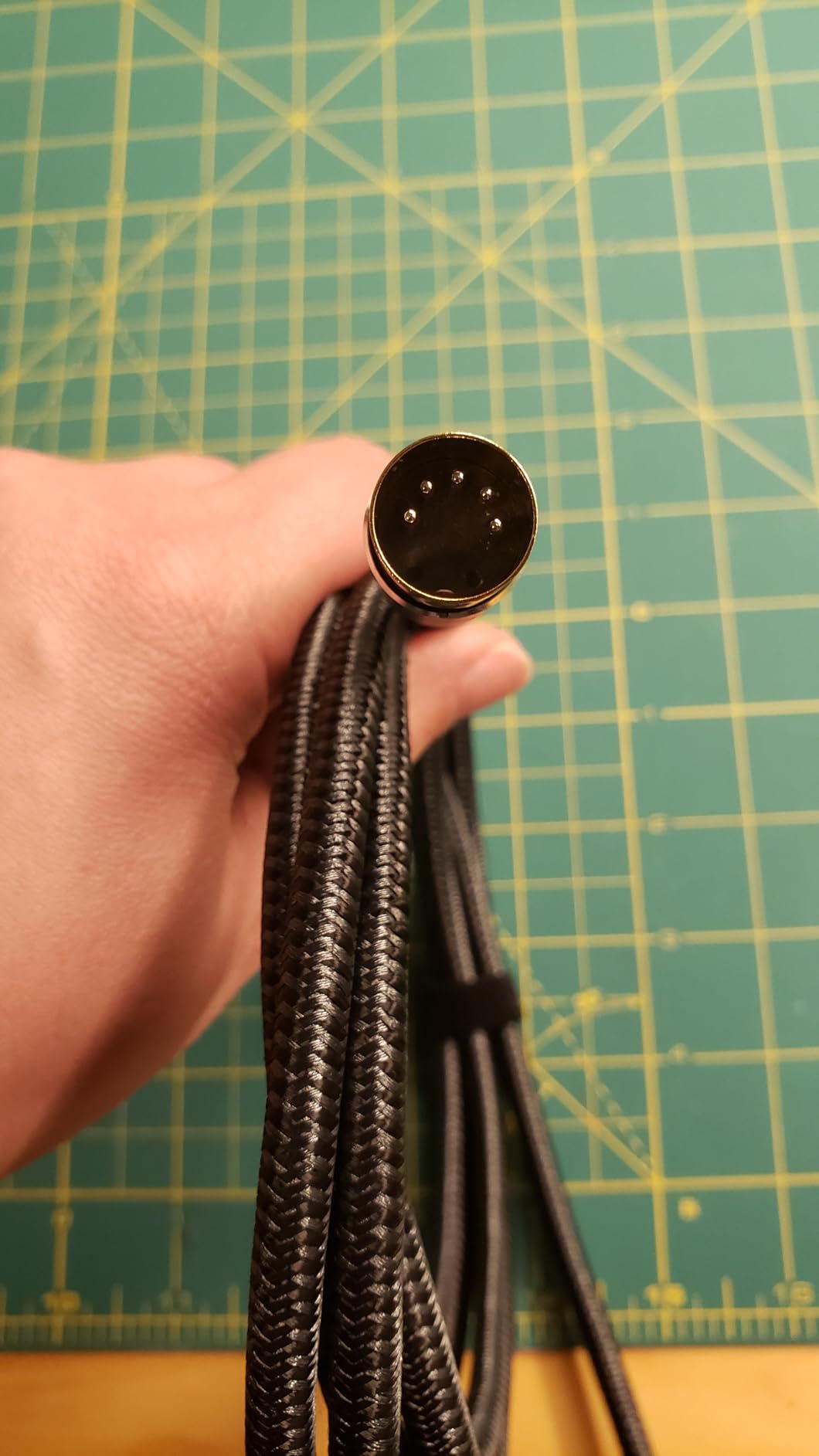 MIDI Cable Male to Male 5-Pin MIDI Cable 3.3Ft Compatible with Electronic Piano, Electronic Drum image