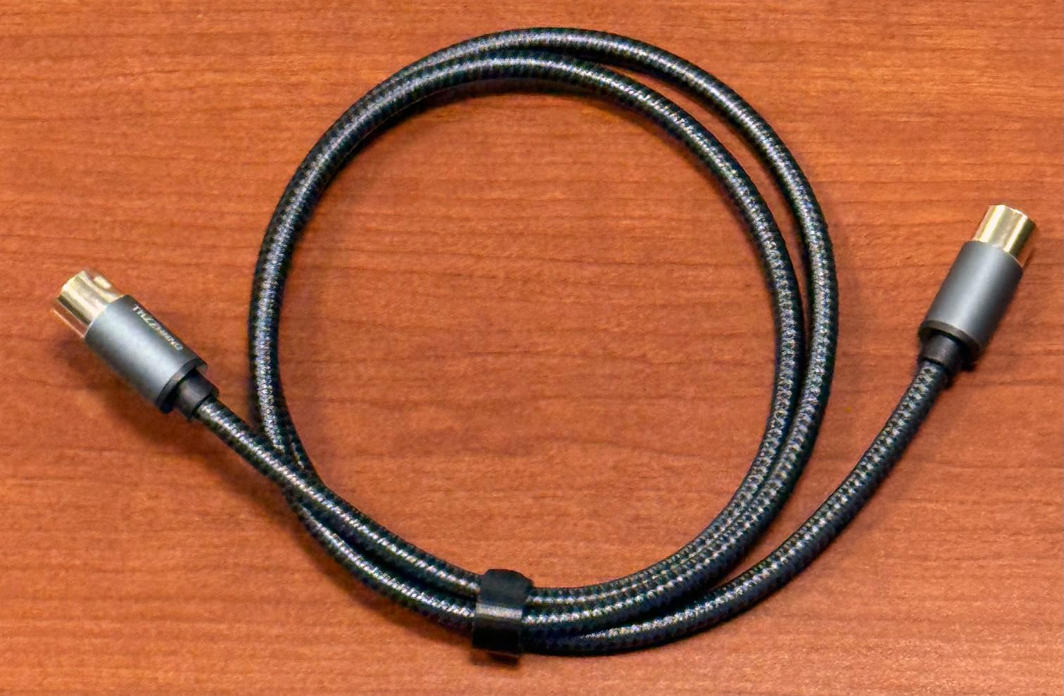 MIDI Cable Male to Male 5-Pin MIDI Cable 3.3Ft Compatible with Electronic Piano, Electronic Drum image