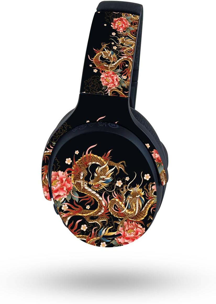 MightySkins Skin Compatible with Skullcandy Crusher ANC 2 - Stitch Dragons | Protective...