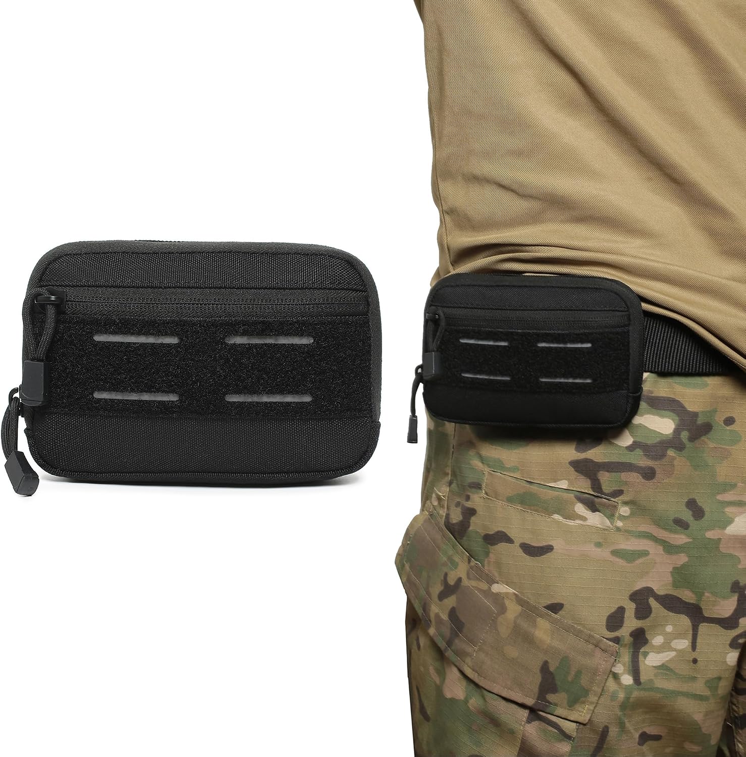 Mini Heavy Duty Tactical Belt Pouch for Men - Small Molle Pouch,Tactical Admin Pouch Compact...