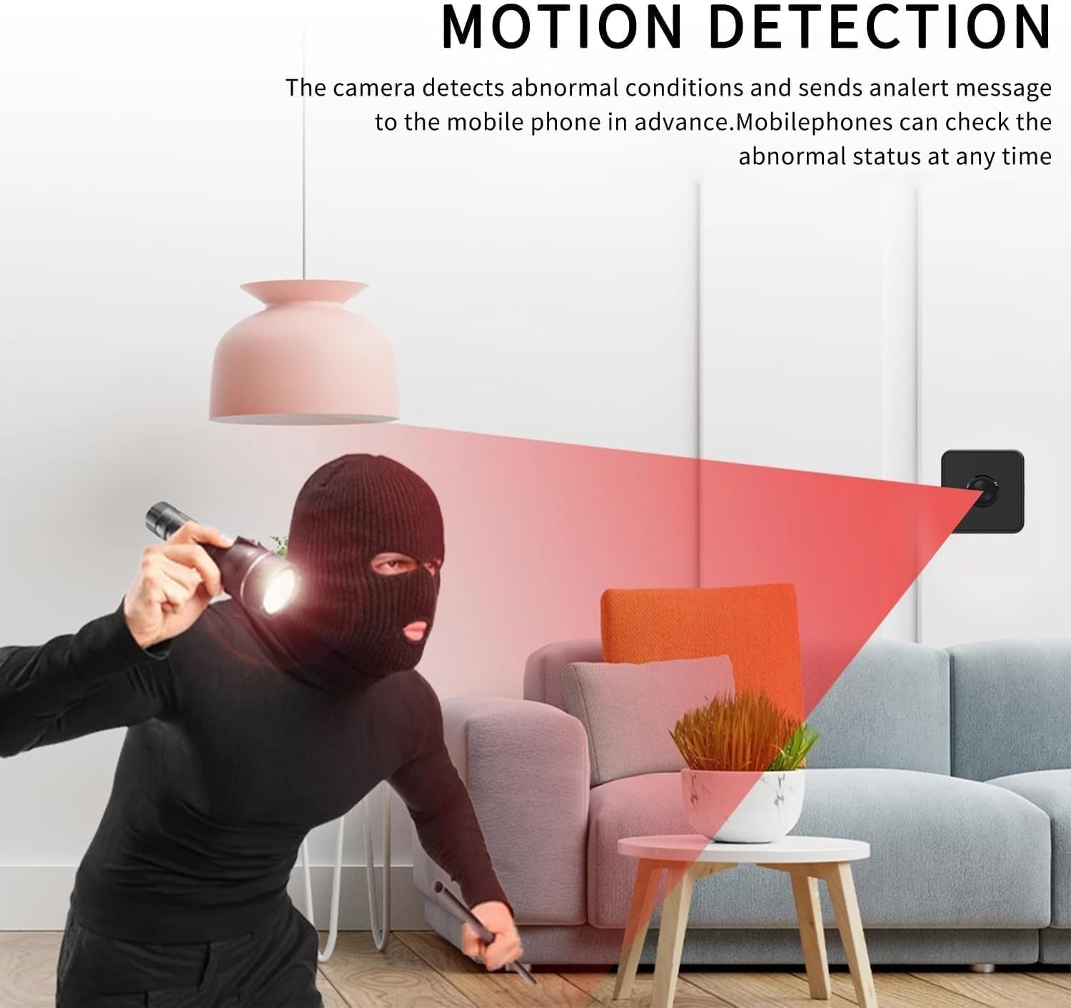 Mini Indoor Security Camera Wireless Home Small Outdoor WiFi Pet Cameras,2026 Upgraded Spy...
