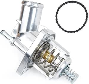 MITZONE Upgrade Aluminum Thermostat Housing Water Outlet Compatible with 2014-2020 Chevy... image