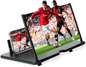 Mobile Phone Magnifier Screen,2026 New 3D HD Magnifier Projector Screen Enlarger for...