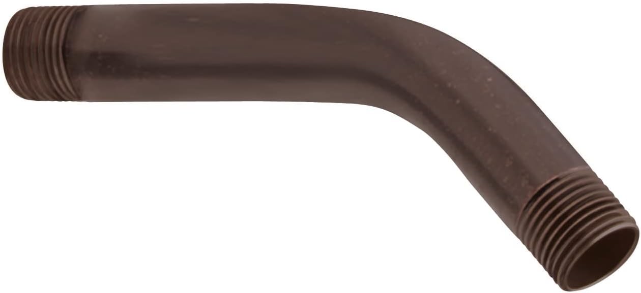 Moen 10154ORB Shower Arm Shower Arm With 1/2-Inch IPS Connections, 6-Inch, Oil Rubbed Bronze